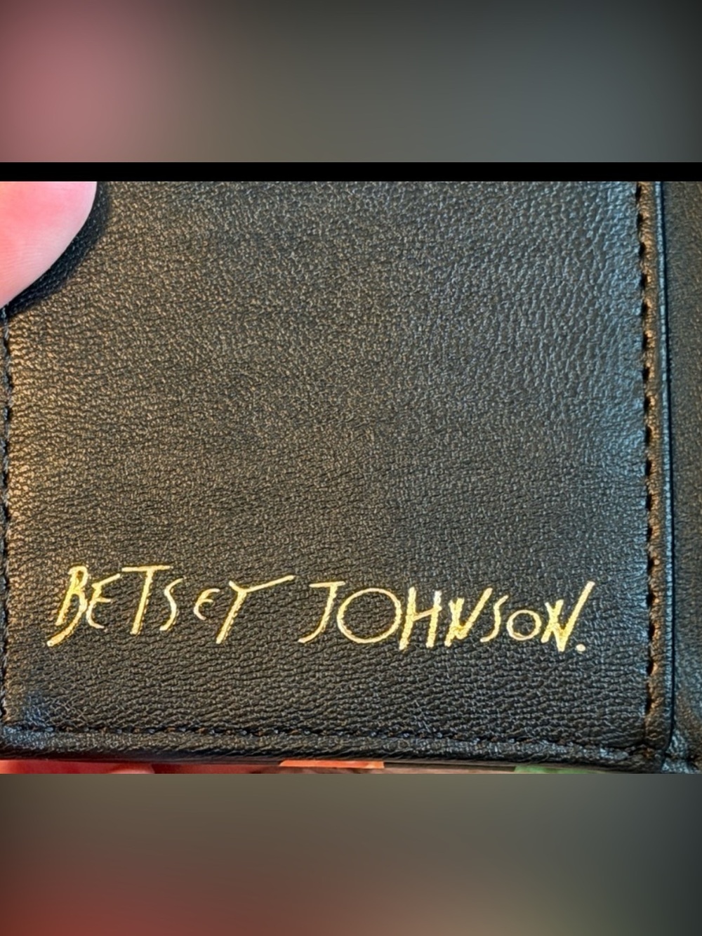 Betsey Johnson Black Wallet with Colorful Gummy Bear Print and Heart Snap - Picture 9 of 10
